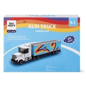 Aldi Grocery Truck Toy Model 212 Pieces Compatible with/ Bricks Toy Brands NEW